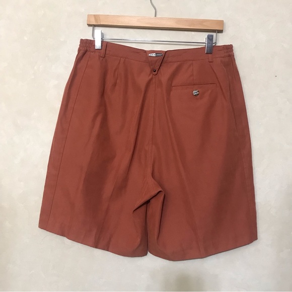SALE ✨ Jamie Sadock Womens Size 14 Rustic Orange Solid Golf Shorts - Picture 4 of 10